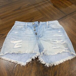Hollister denim High Rise mom shorts 3” size 00